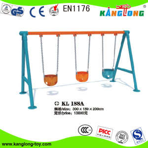 High Quality Galvanized Steel Baby Swing (KL 188A)
