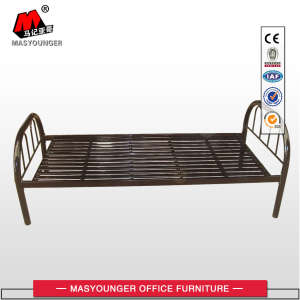 School Furniture Metal Single Bed with Ladder