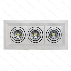 Bridgelux Chip COB LED Grille Down Lights with 3 Years Warranty