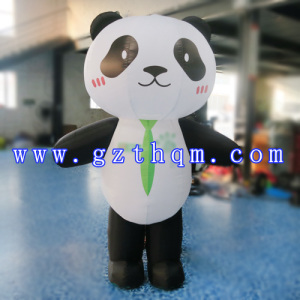 Inflatable Panda Cartoon Model/Advertising Inflatable Cartoon Model/Walking Cartoon